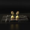 Yellow Peacock Jhumka Earrings  Gold Plated Traditional Party Wear Jewelry